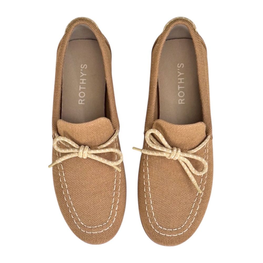 Rothy’s The Boat Shoe in Light Sand Tan | 6.5 NWOT - Picture 4 of 13